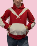 Red Upcycled Hoodie
