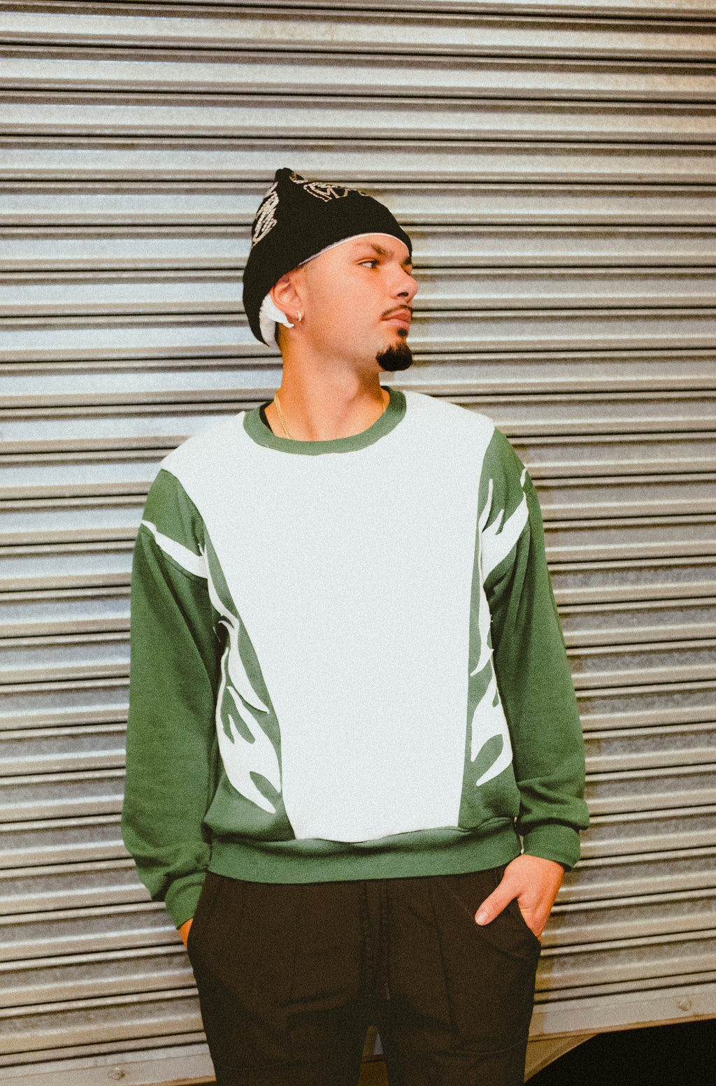 RF x YUI Green Crewneck