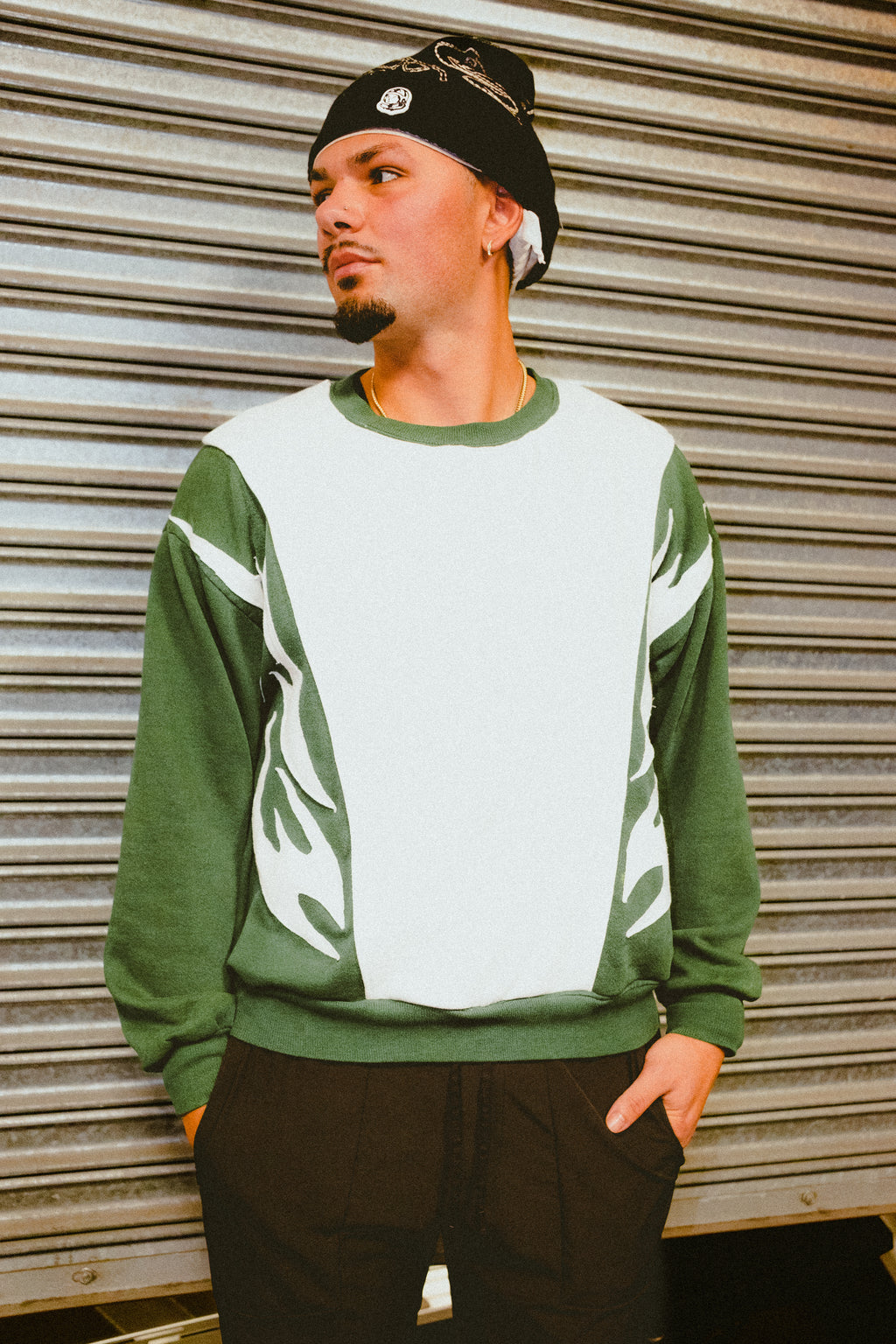 RF x YUI Green Crewneck