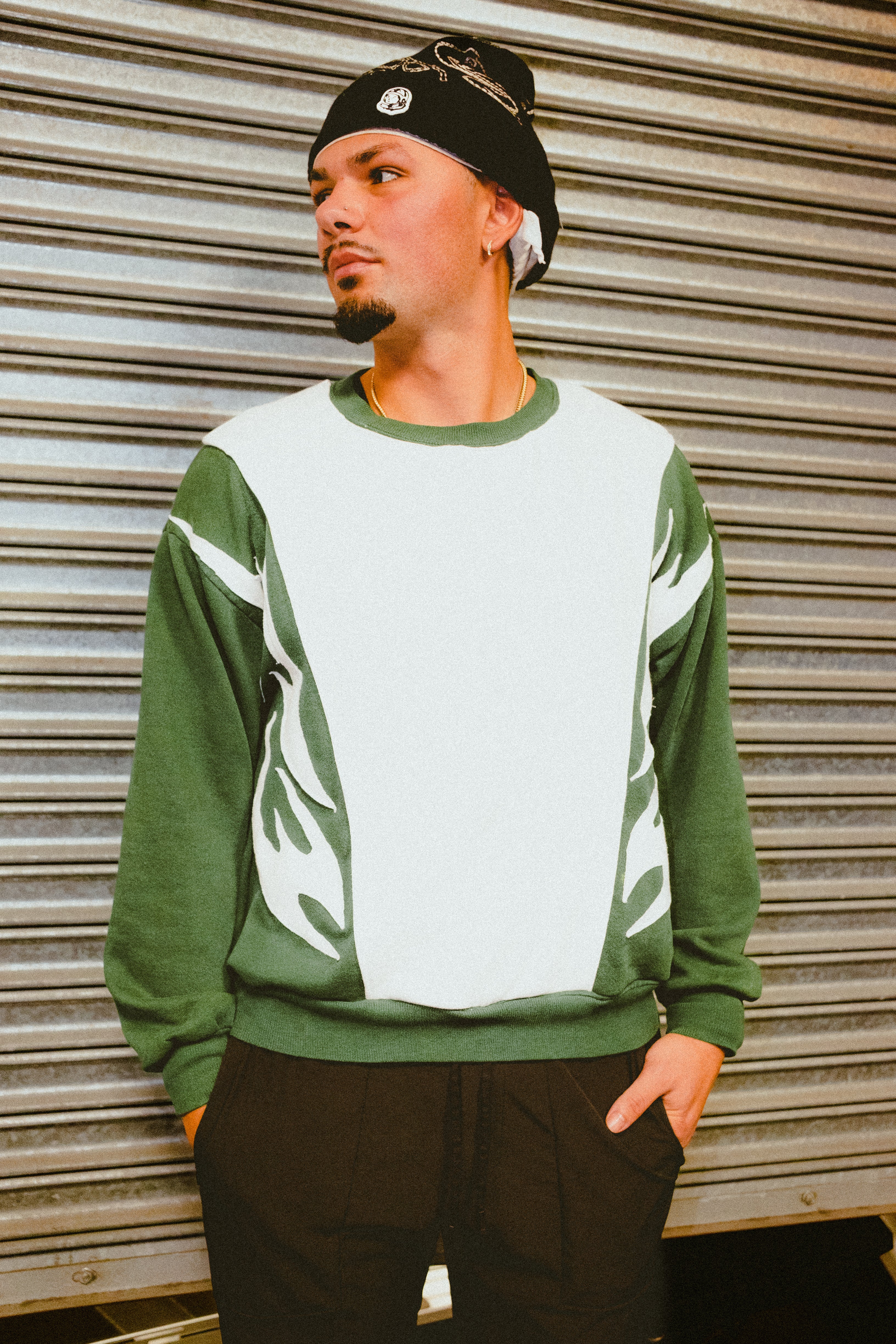 RF x YUI Green Crewneck