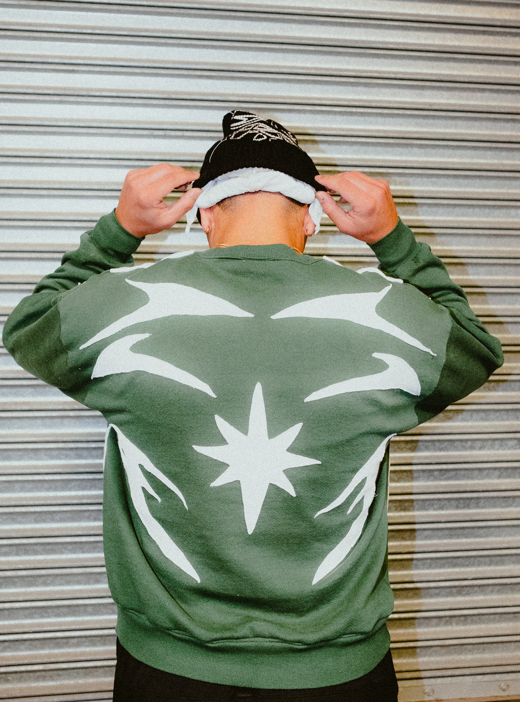 RF x YUI Green Crewneck