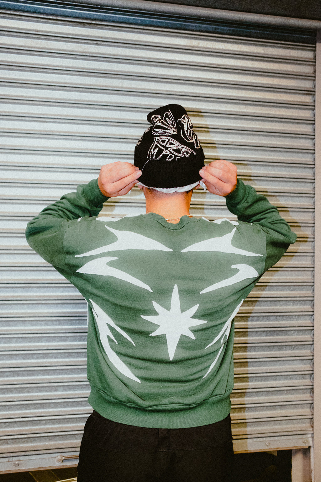 RF x YUI Green Crewneck