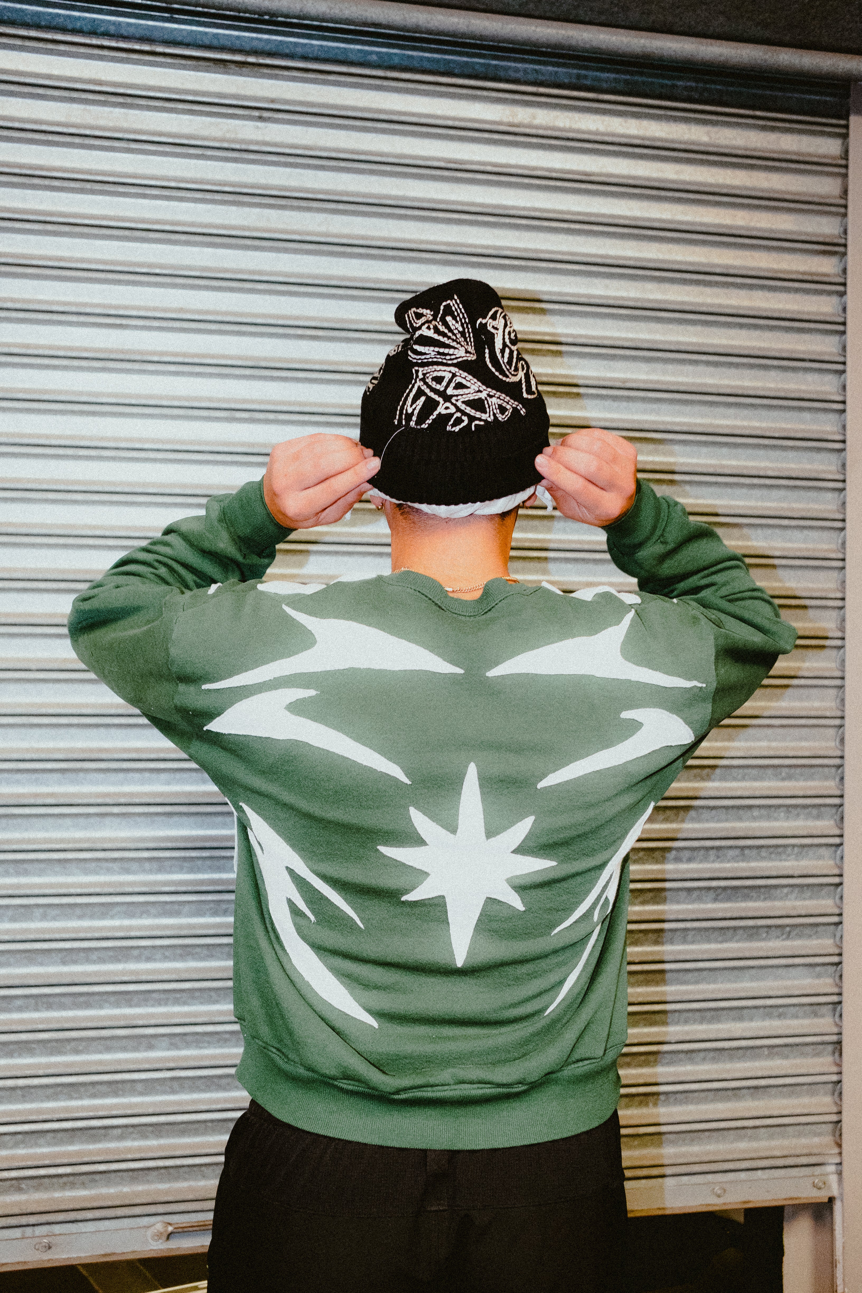 RF x YUI Green Crewneck