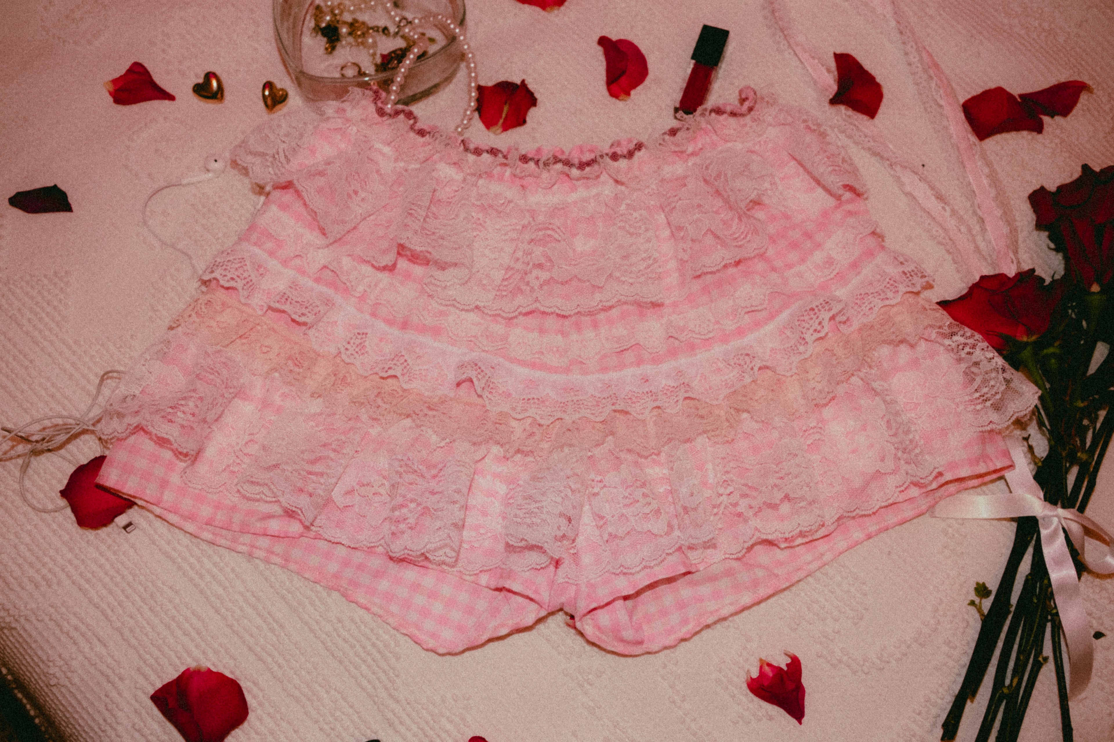 Refreshed Checkered Ruffle Bloomer Shorts